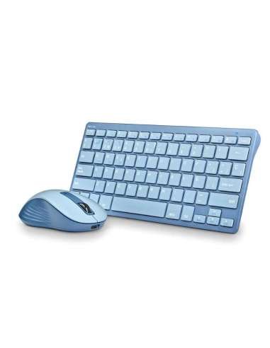 TECLADO + RATON WIRELESS FANTASY KIT AZUL NGS