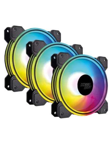 Keep Out Ventilador XFC-120DR Black 5V ARGB 3x2