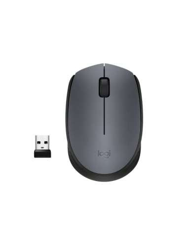 RATON OPTICO WIRELESS M170 NANO RECEPTOR GRIS...