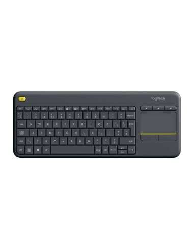 TECLADO WIRELESS K400 PLUS TOUCH PAD NEGRO...