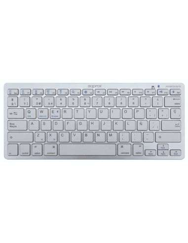 TECLADO UNIVERSAL BLUETOOTH MX300 PLATA APPROX