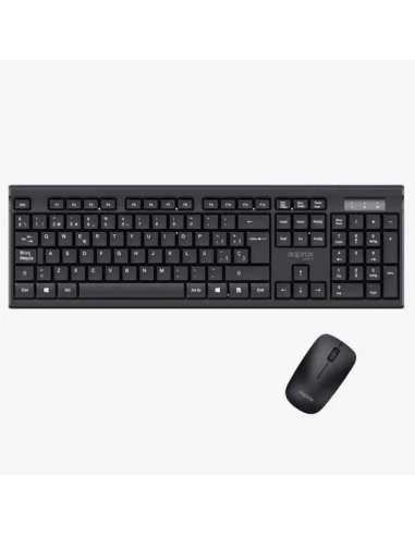 TECLADO + RATON OPTICO WIRELESS MX410 NEGRO APPROX